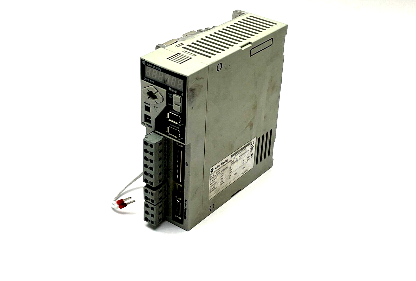 2071-AP4 | Allen Bradley Kinetix Ser. A Servo Drive 240VAC 1PH 400W 4.67A - For parts or not working - Maverick Industrial Sales
