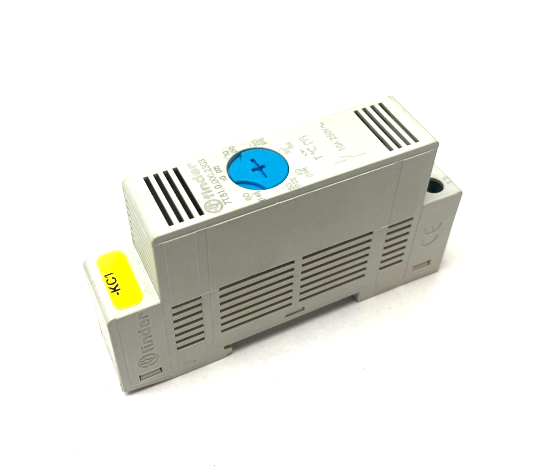 Finder 7T.81.0.000.2303 Miniature Panel Thermostat - Used - Maverick Industrial Sales