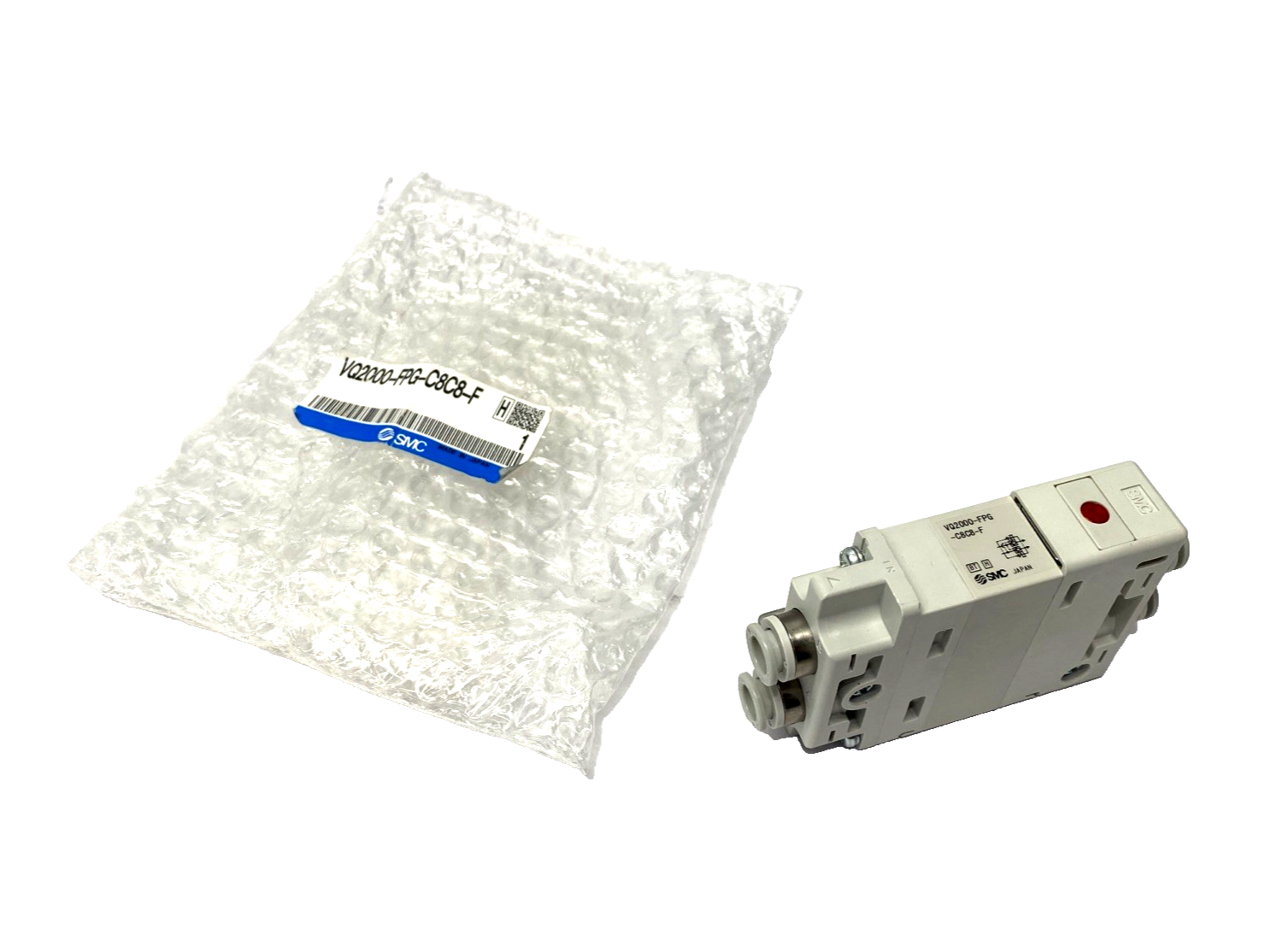 SMC VQ2000-FPG-C8C8-F Pneumatic Double Check Block - Maverick Industrial Sales