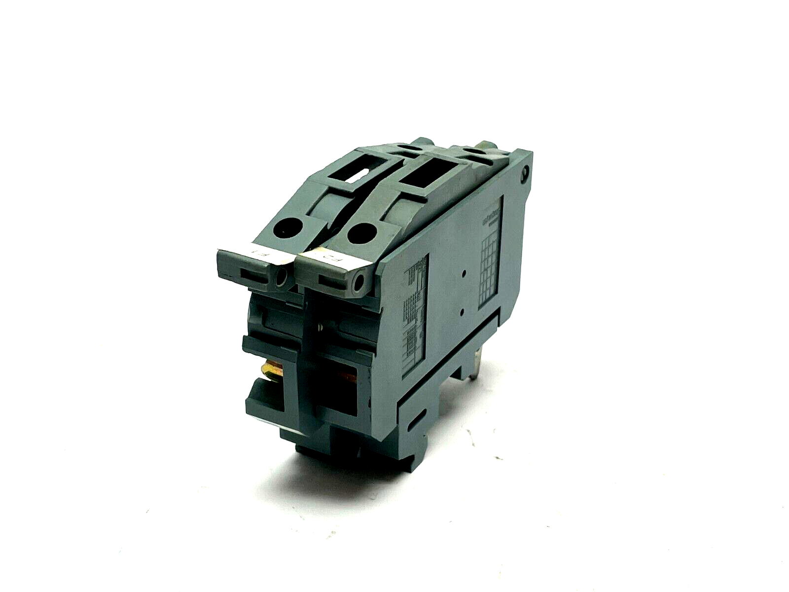 M10/13TSF | ABB Entrelec Fusible Terminal Blocks LOT OF 2 - Used - Maverick Industrial Sales