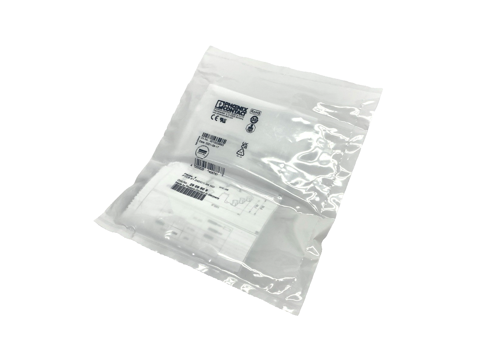 Phoenix Contact PTCB E1 24DC/1-3A NO Electronic Circuit Breaker 24VDC 2909909 - Maverick Industrial Sales