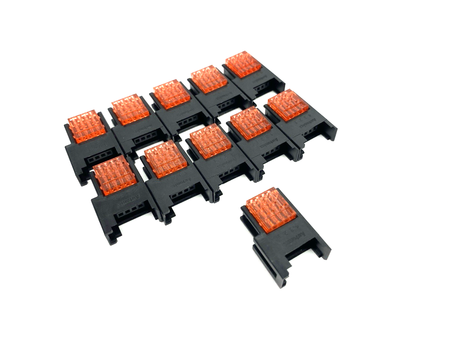 Autonics CNE-S04-RE Red Socket Sensor Connector 4-Pin AWG24-26 LOT OF 10 - Maverick Industrial Sales