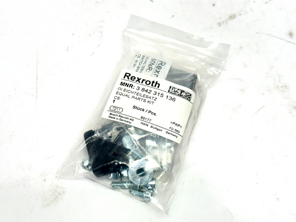 Bosch Rexroth 3842315136 Equal Parts Hardware Kit