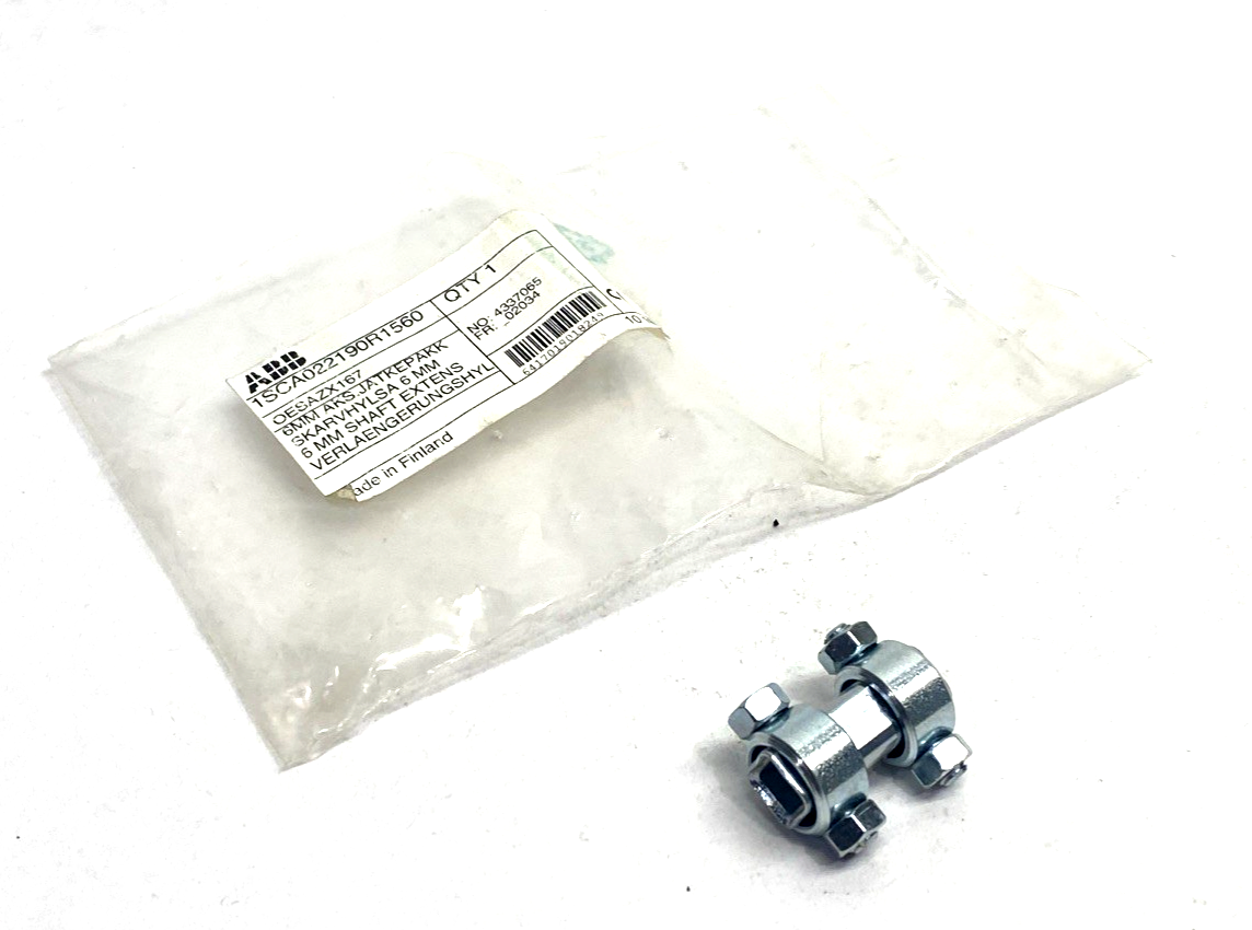 OESA-ZX167 | ABB 6mm Power Transmission Shaft Coupler 1SCA022190R1560 - New Other - Maverick Industrial Sales