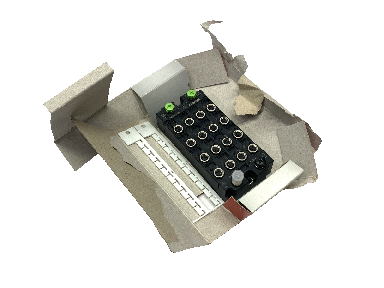 Beckhoff EP1809-0021 EtherCAT Box 16-Channel Digital Input M8 24VDC - Maverick Industrial Sales