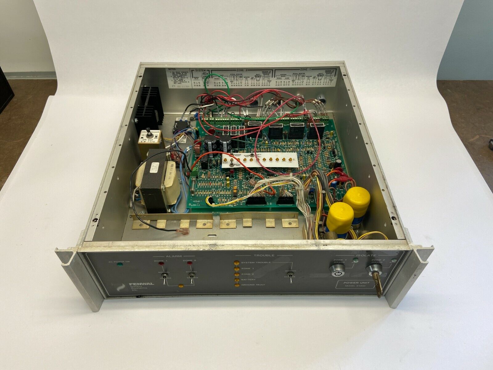 Fenwal Protection Systems 32-091000-116 Control Power Unit Model 91000 - For parts or not working - Maverick Industrial Sales