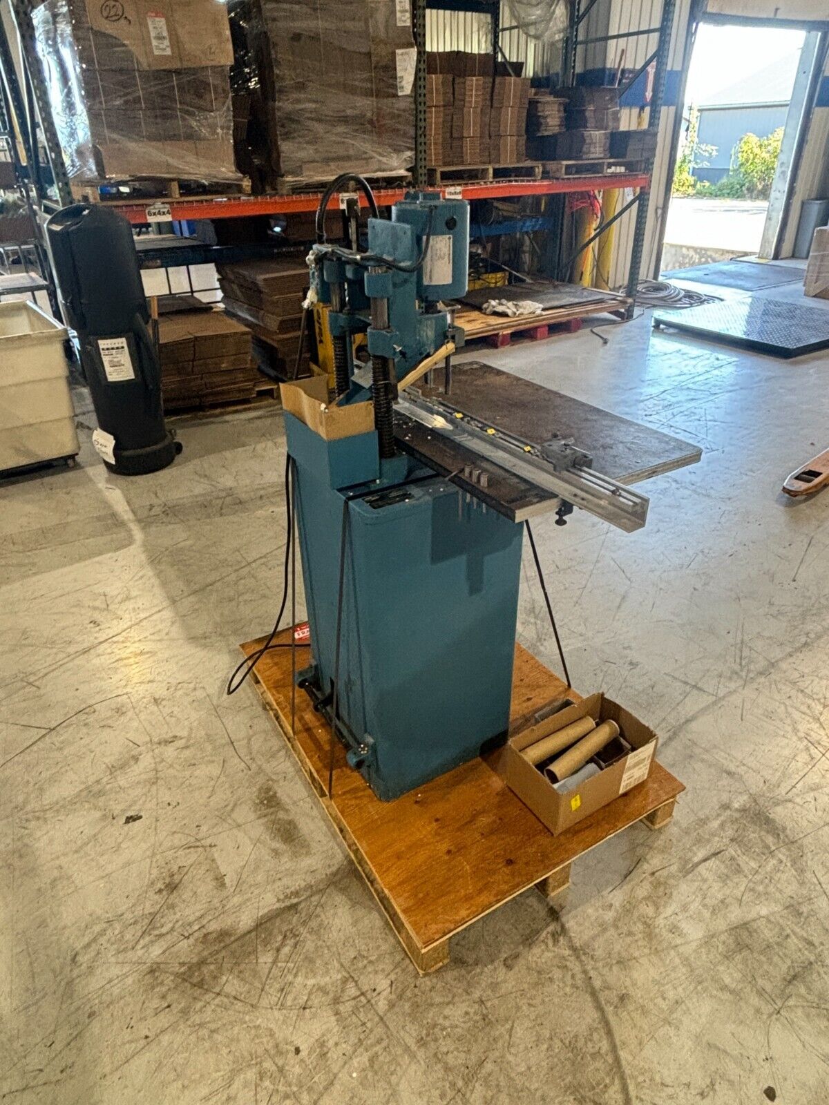 JF | The Challenge Machinery Co. Model Paper Drill Press, Commercial Hole Punch - Used - Maverick Industrial Sales