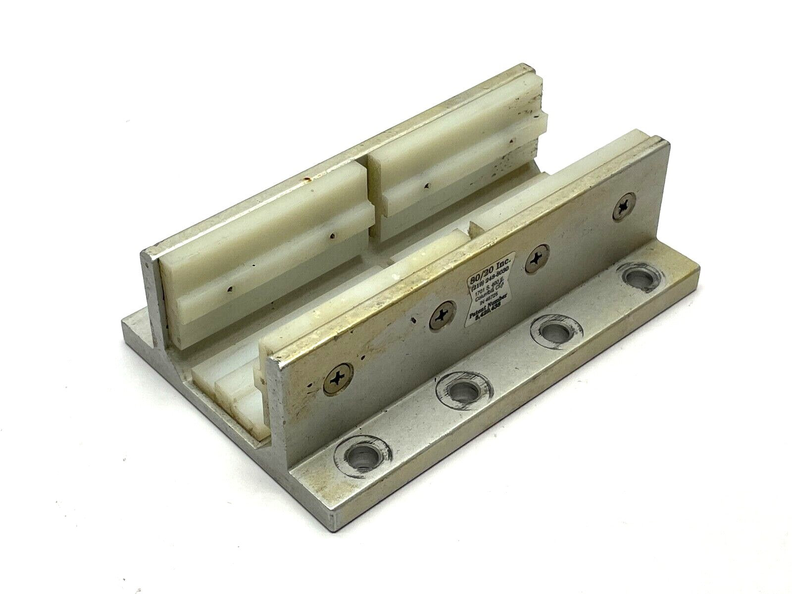 6826 | 80/20 Double Flange Long Standard Linear Bearing 3 Slot Mount - Used - Maverick Industrial Sales
