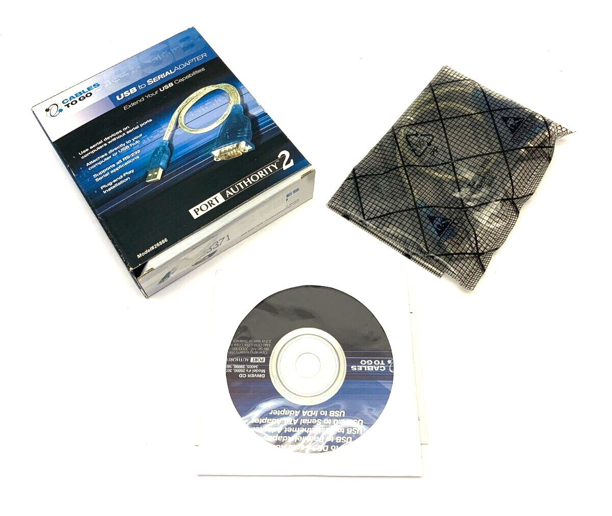 26886 | Port Authority USB to Serial Adapter - Used - Maverick Industrial Sales