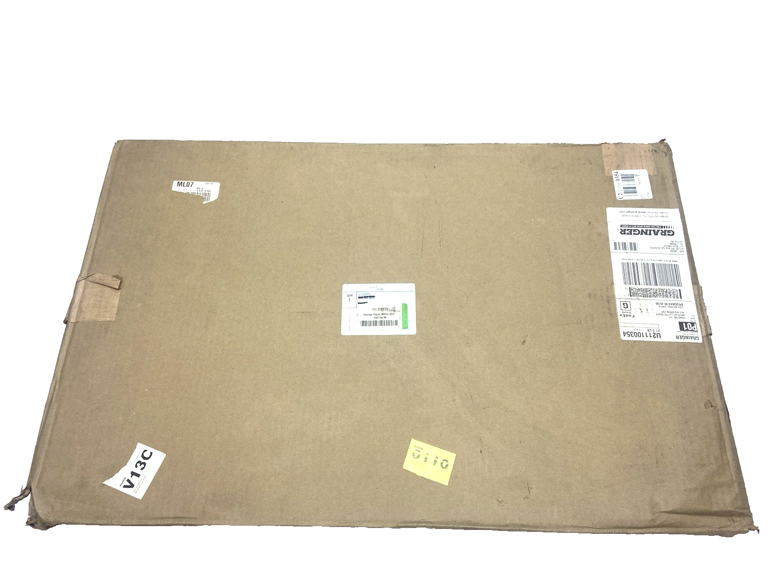 Hoffman A36P24 Steel Back Panel Enclosure 33x21 White - Maverick Industrial Sales