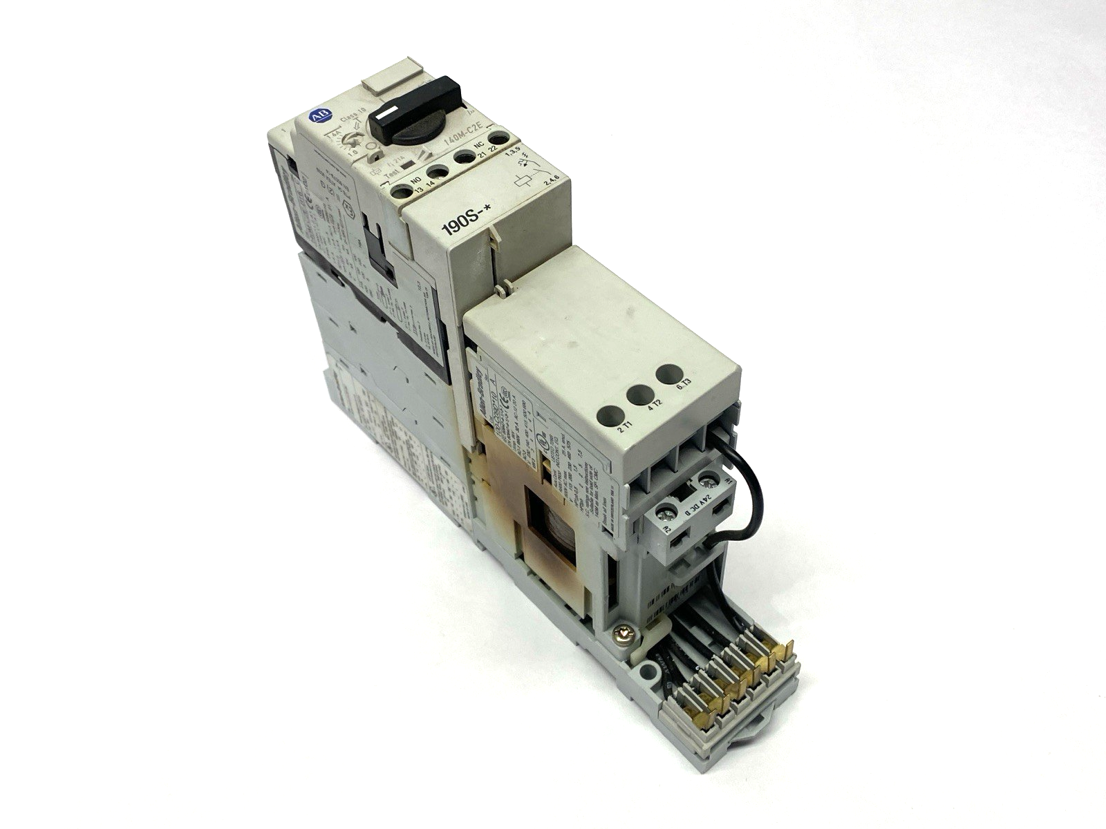 Allen Bradley 190S-ANDJ2-CB16C Ser. B Compact Starter MISSING TERMINAL BLOCK - Used - Maverick Industrial Sales