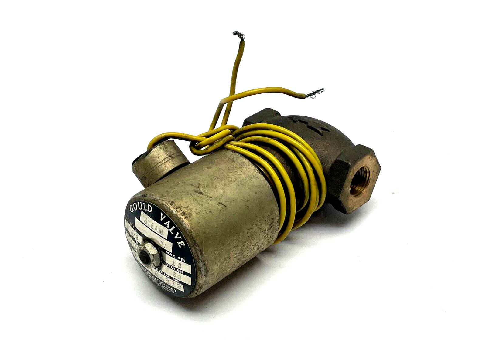 Type M | Gould Steam Valve 3/8" 115V 15psi Max 60 Cycles - Used - Maverick Industrial Sales