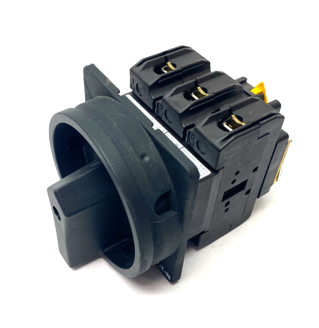 Eaton Moeller P3-63/EA/SVB-SW Rotary Disconnect Main Switch, Flush Mount, Black - Used - Maverick Industrial Sales