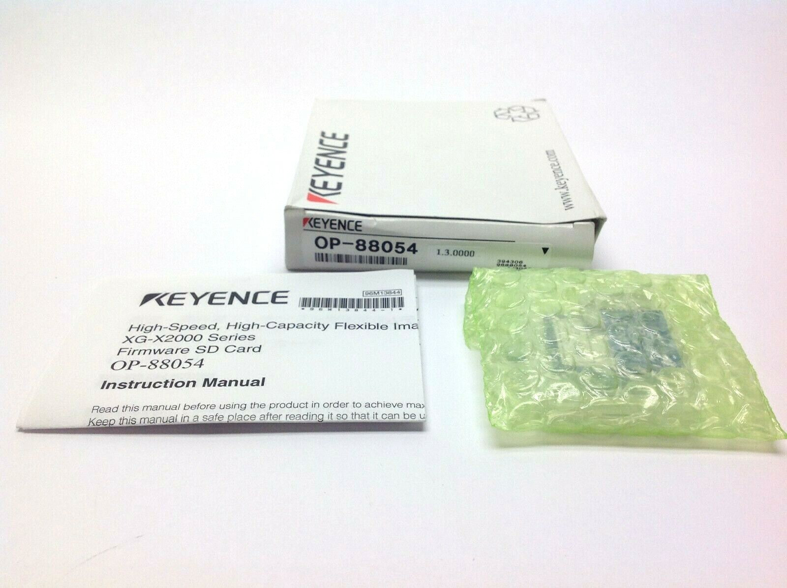 OP-88054 | Keyence 1.3.0000 SD Card For Firmware XG-X Series - New – Open Box - Maverick Industrial Sales