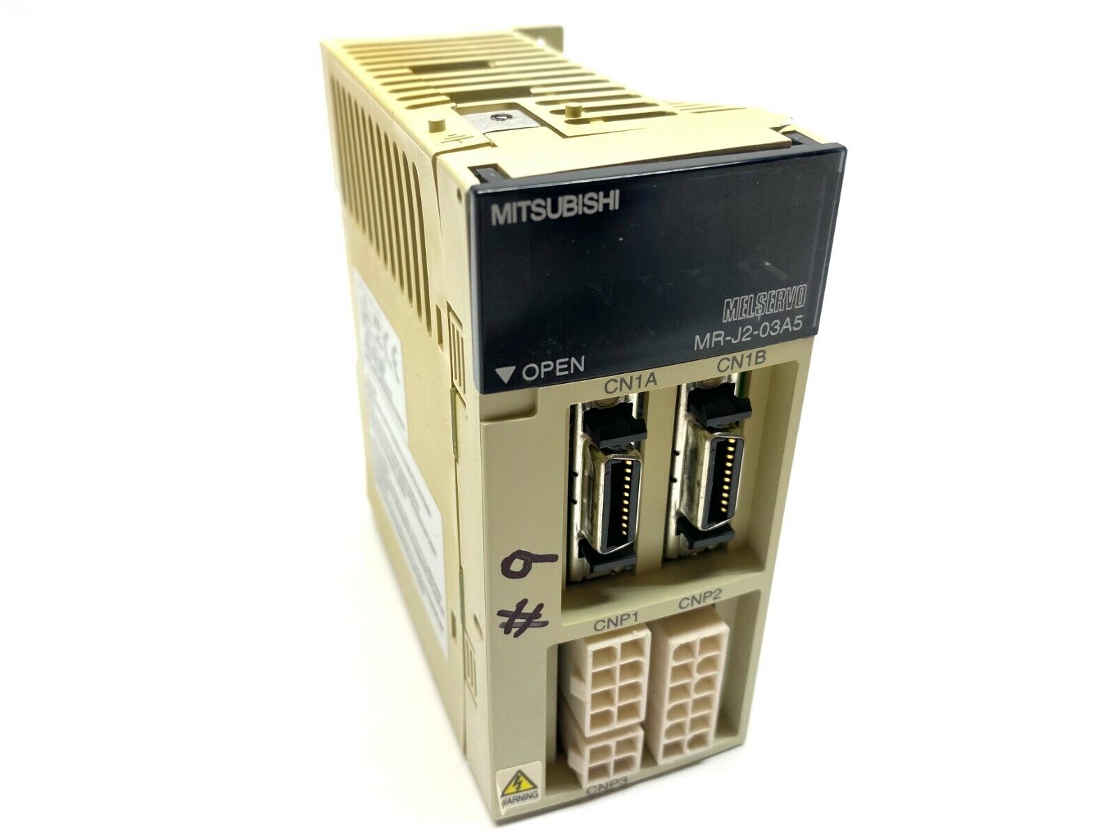 Mitsubishi MR-J2-03A5 30W 24V DC MELSERVO - For parts or not working - Maverick Industrial Sales