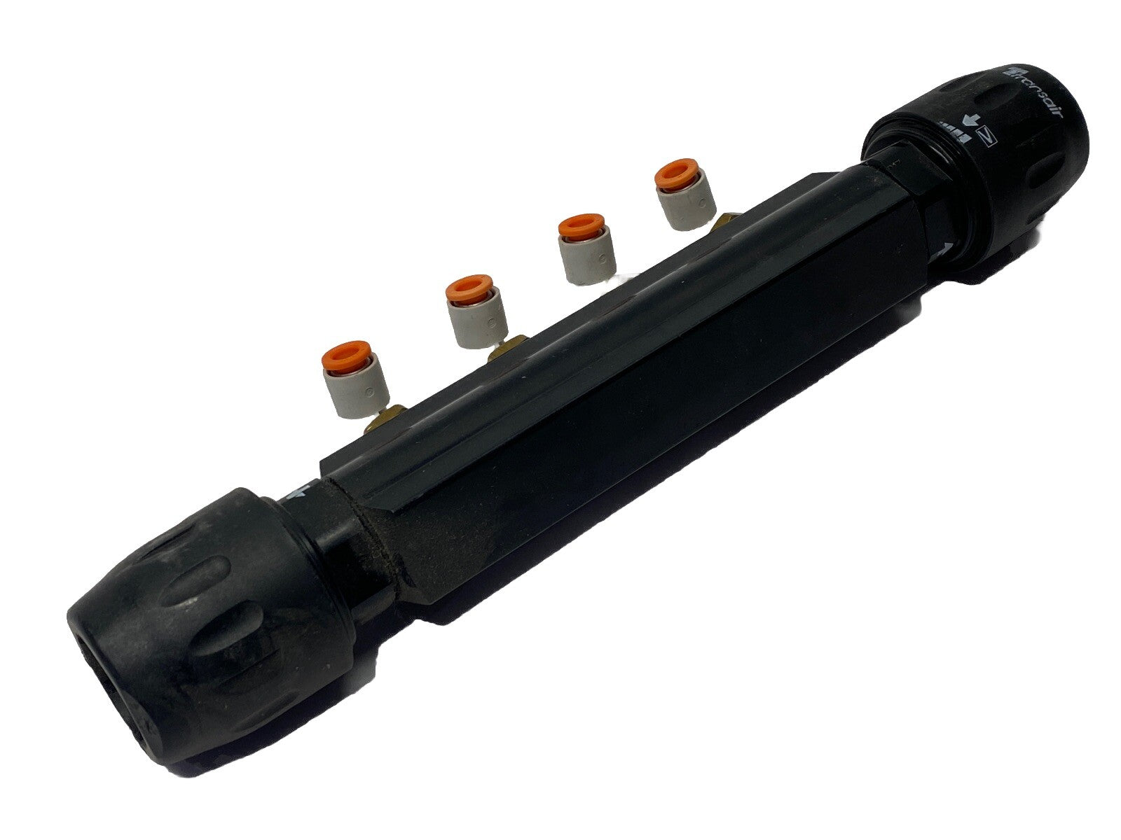 Parker 6651 25 12 04 Transair 4-Port Manifold w/ Nuts - Used - Maverick Industrial Sales