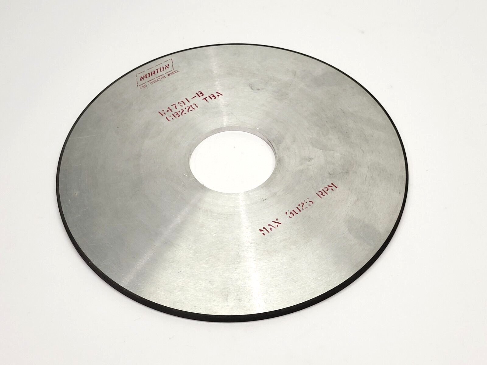 Norton W4791-B Grinding Wheel CB220 TBA - New – Open box - Maverick Industrial Sales