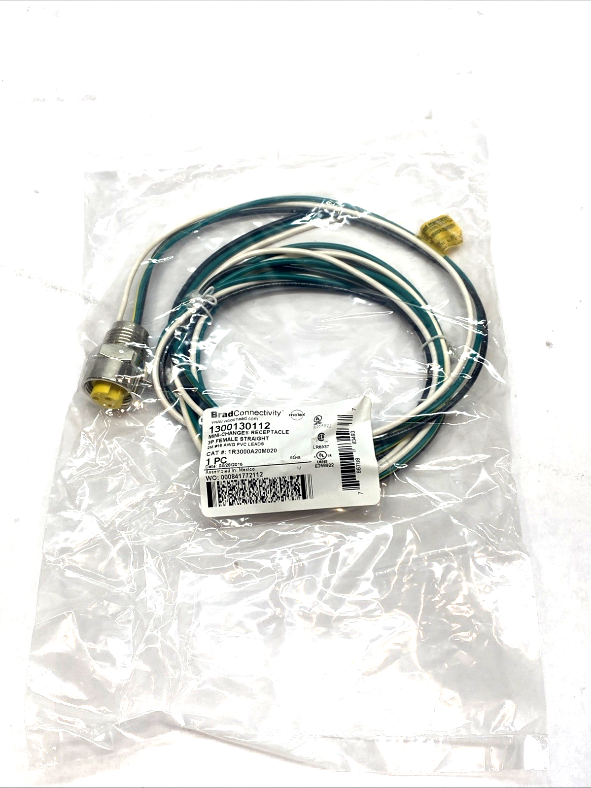 Brad Connectivity 1R3000A20M020 Mini-Change Receptacle 1300130112 - Maverick Industrial Sales