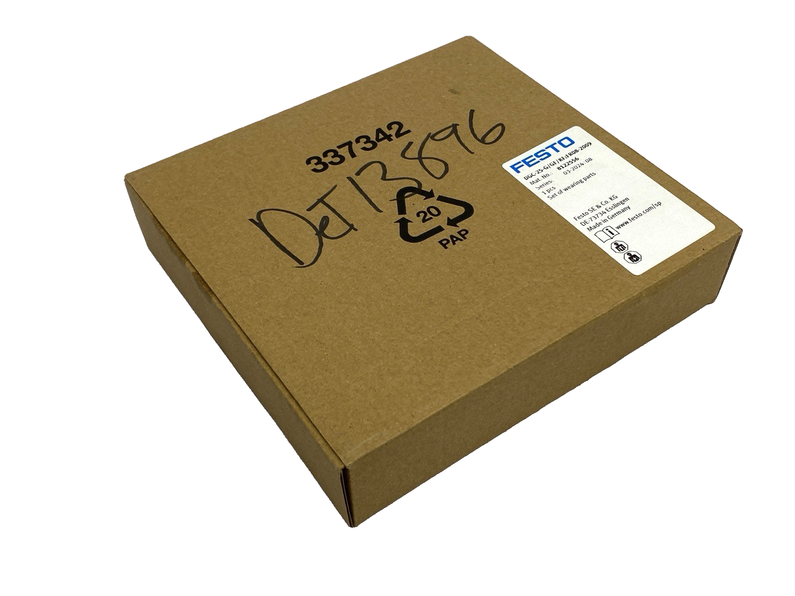 Festo DGC-25-G/GF/KF:R08-2009 Set of Wearing Parts 8122556 - Maverick Industrial Sales