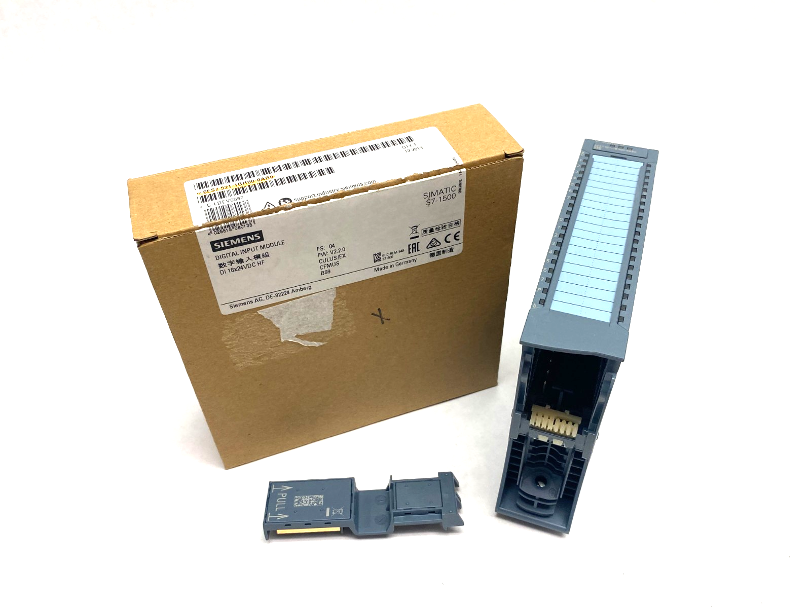 Siemens 6ES7 521-1BH00-0AB0 SIMATIC S7-1500 Digital Input Module, DI 16x24VDC HF - Maverick Industrial Sales