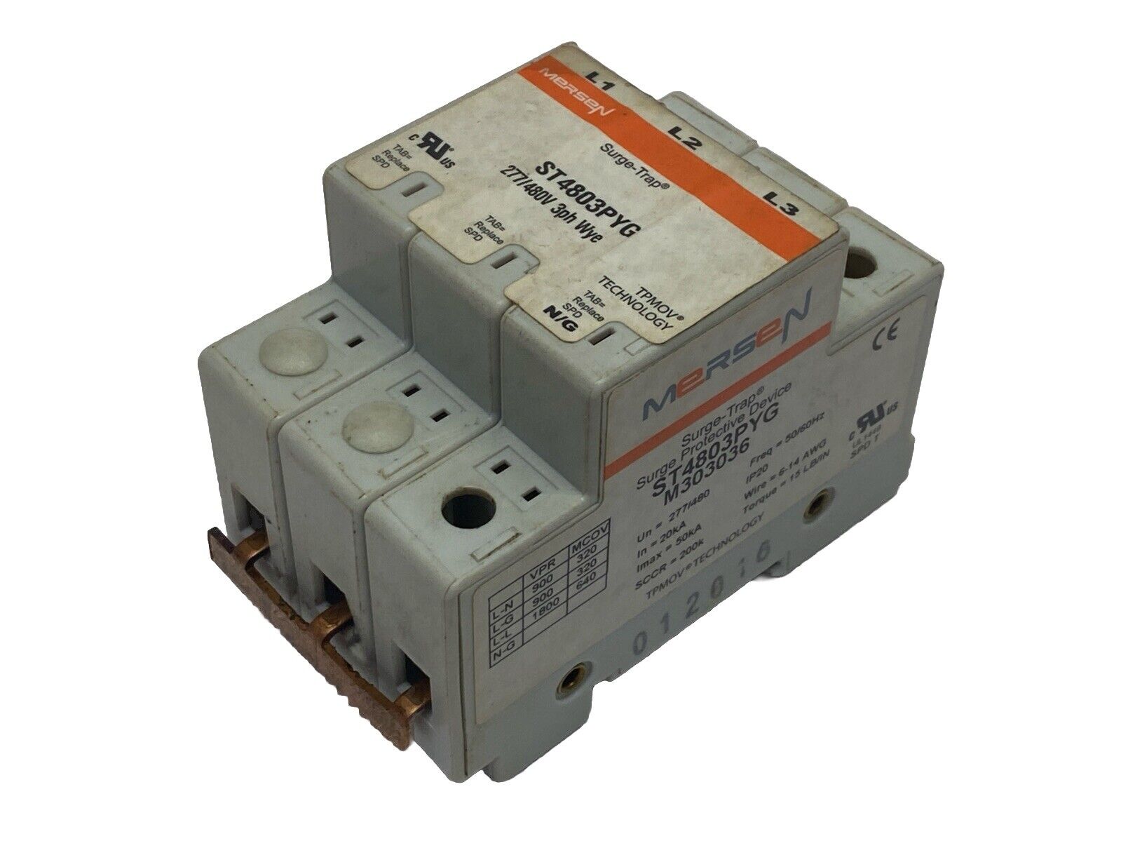 Mersen ST4803PYG ST Series Surge-Trap Surge Protector 277/480V 3PH - Maverick Industrial Sales