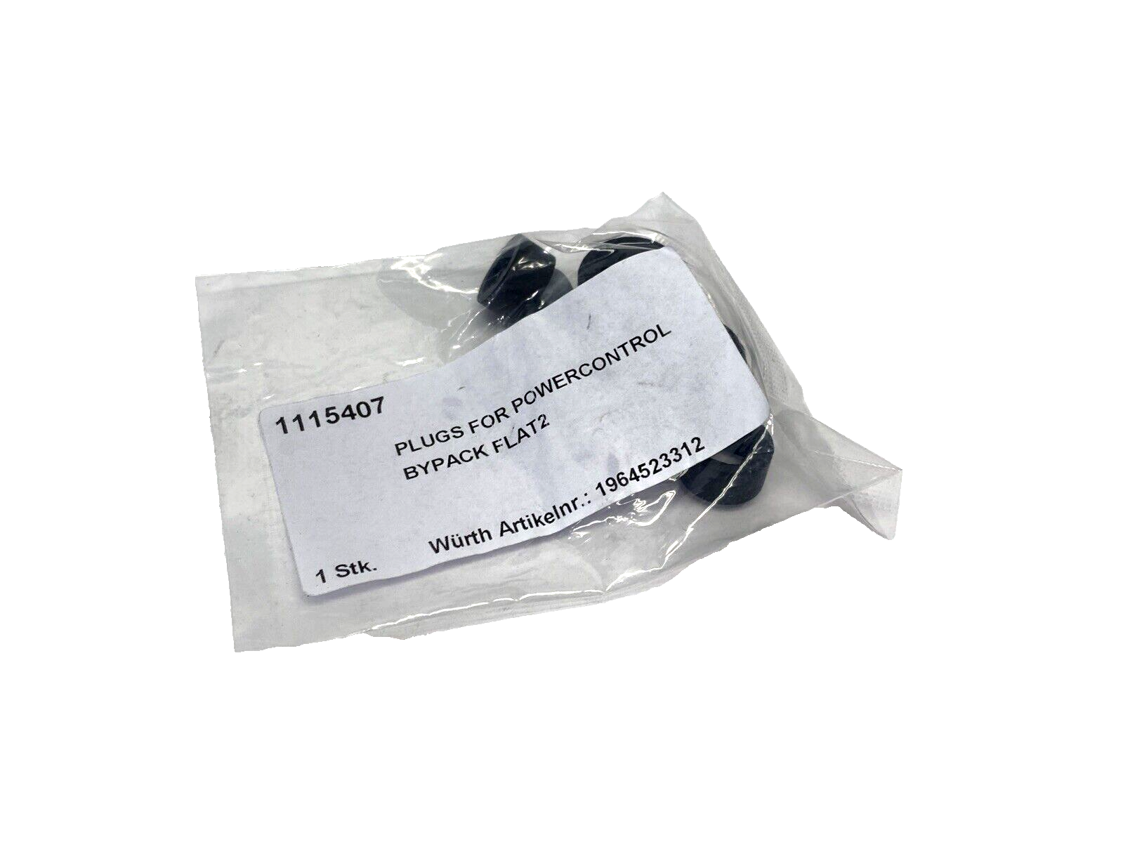 1964523312, 1115407 | Wurth 1115407 Plugs For Powercontrol Bypack FLAT2 1964523312 - New - Maverick Industrial Sales