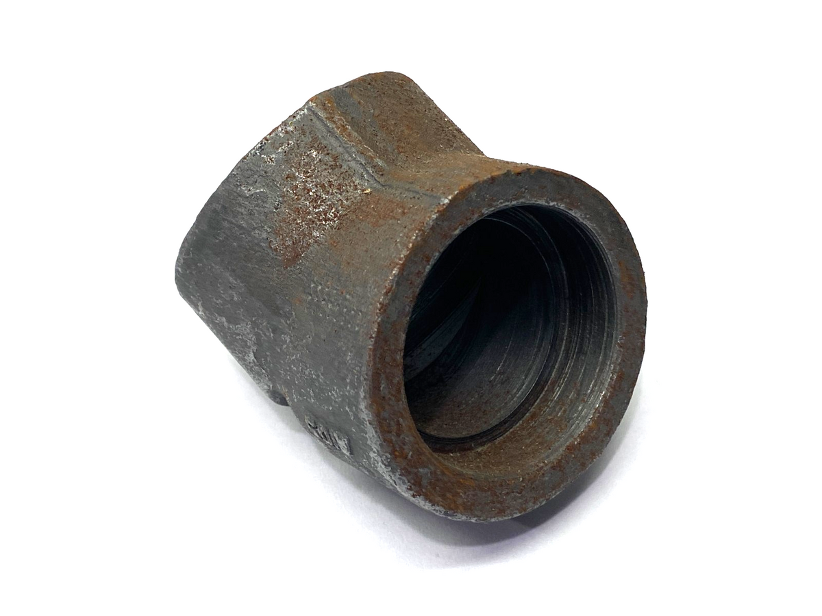 Socket Weld 45° Elbow 1-1/2", Steel, Class 3000, A105 - Maverick Industrial Sales