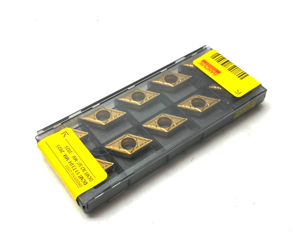 Sandvik DCMT 11 T3 04-MM 2025 CoroTurn® 107 Insert for Turning 5730942 PKG OF 10 - Maverick Industrial Sales