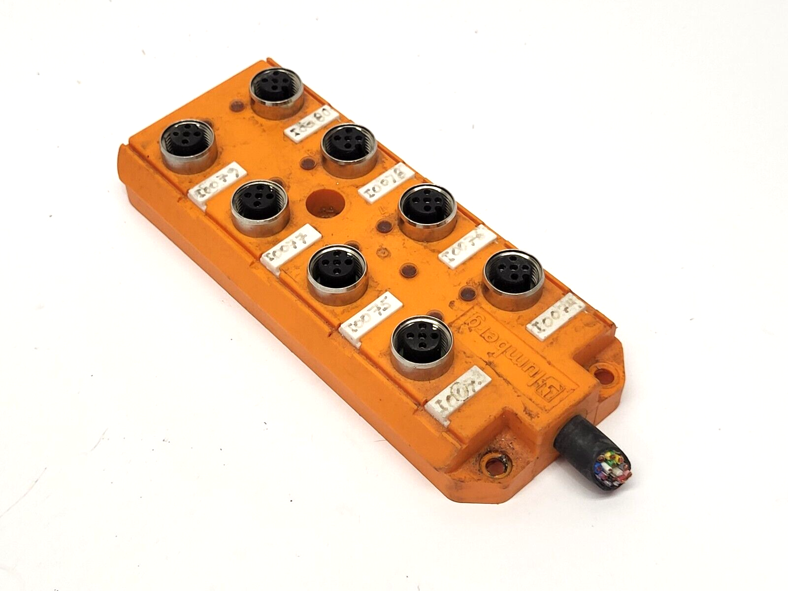 Lumberg ASB 8/LED 5/4-14 8-Port Actuator Sensor Box CUT CABLE - For parts or not working - Maverick Industrial Sales