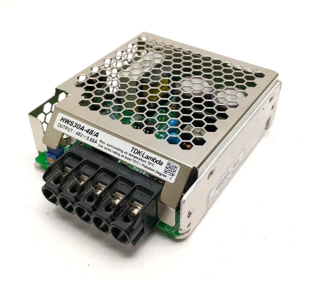 TDK-Lambda HWS30A-48/A Switching Power Supply 30W 100-240VAC 0.7A 48VDC 0.65A - Used - Maverick Industrial Sales