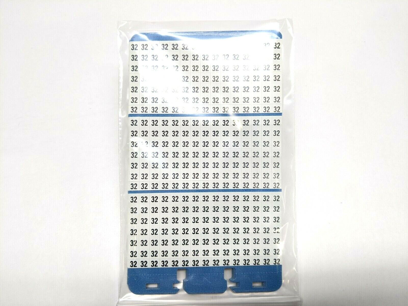 Brady WM-32 Vinyl Cloth Wire Marker LOT OF 10 Sheets - New – Open box - Maverick Industrial Sales