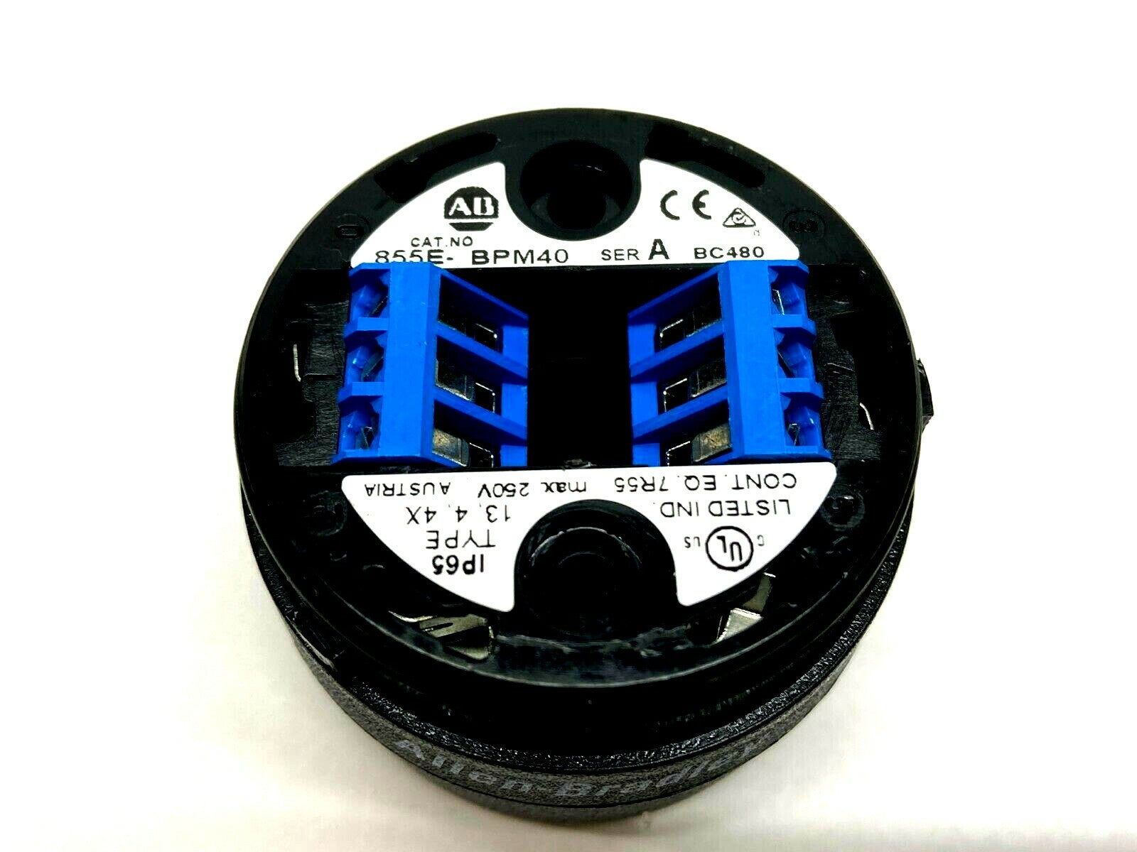 855E-BPM40 | Allen Bradley Ser A Stack Light Base - Used - Maverick Industrial Sales