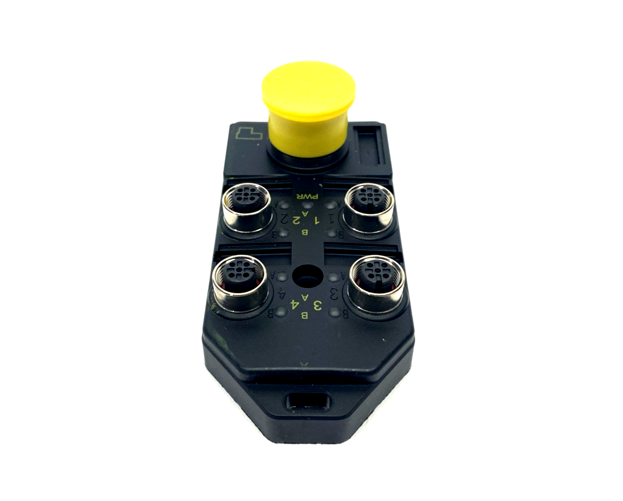 Turck 4MB12Z-5-CS19 4-Port Actuator & Sensor Junction Box M12, M23 E8028574 - New – Open box - Maverick Industrial Sales