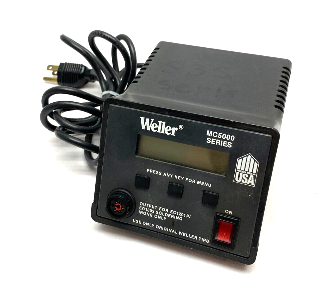 Weller MC5000 Soldering Station Power Unit 120V For use with EC1302 & EC1201 - Maverick Industrial Sales