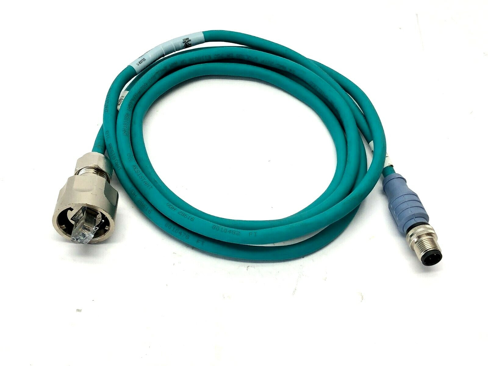 Turck RSSD RJ45SMIP67 443-2M Double-Ended Cordset U-83755 - Used - Maverick Industrial Sales