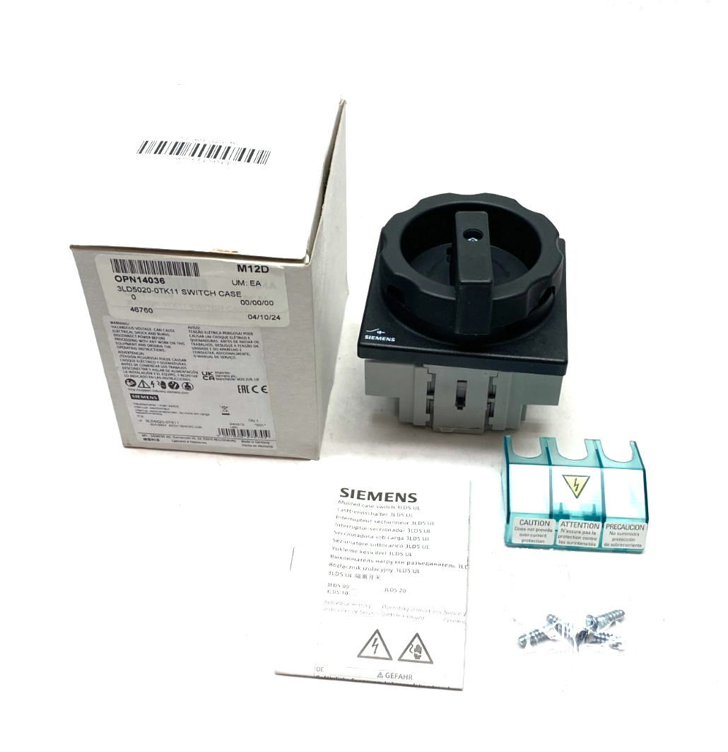 Siemens 3LD5020-0TK11 SENTRON Molded Case Rotary Disconnect Switch 3-Pole - Maverick Industrial Sales