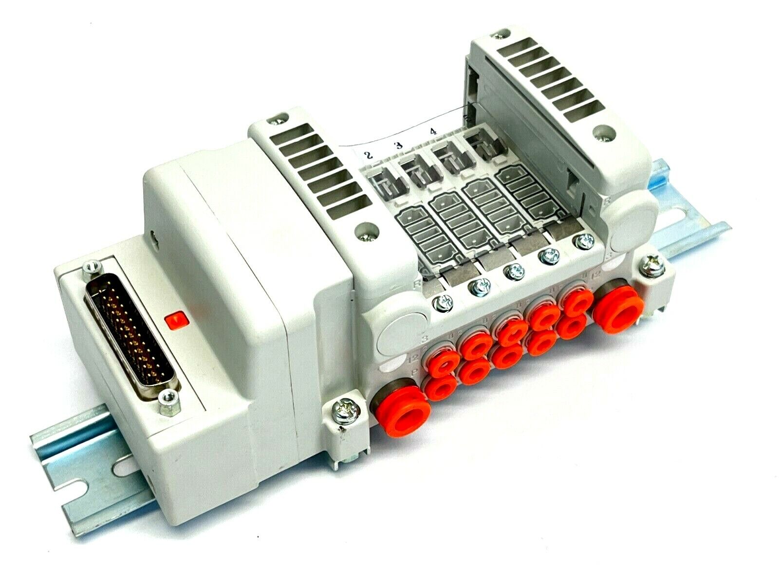 VV5QC11-05N3FD2-DNS | SMC Base Manifold DIN Mount 1000 Series - New Other - Maverick Industrial Sales