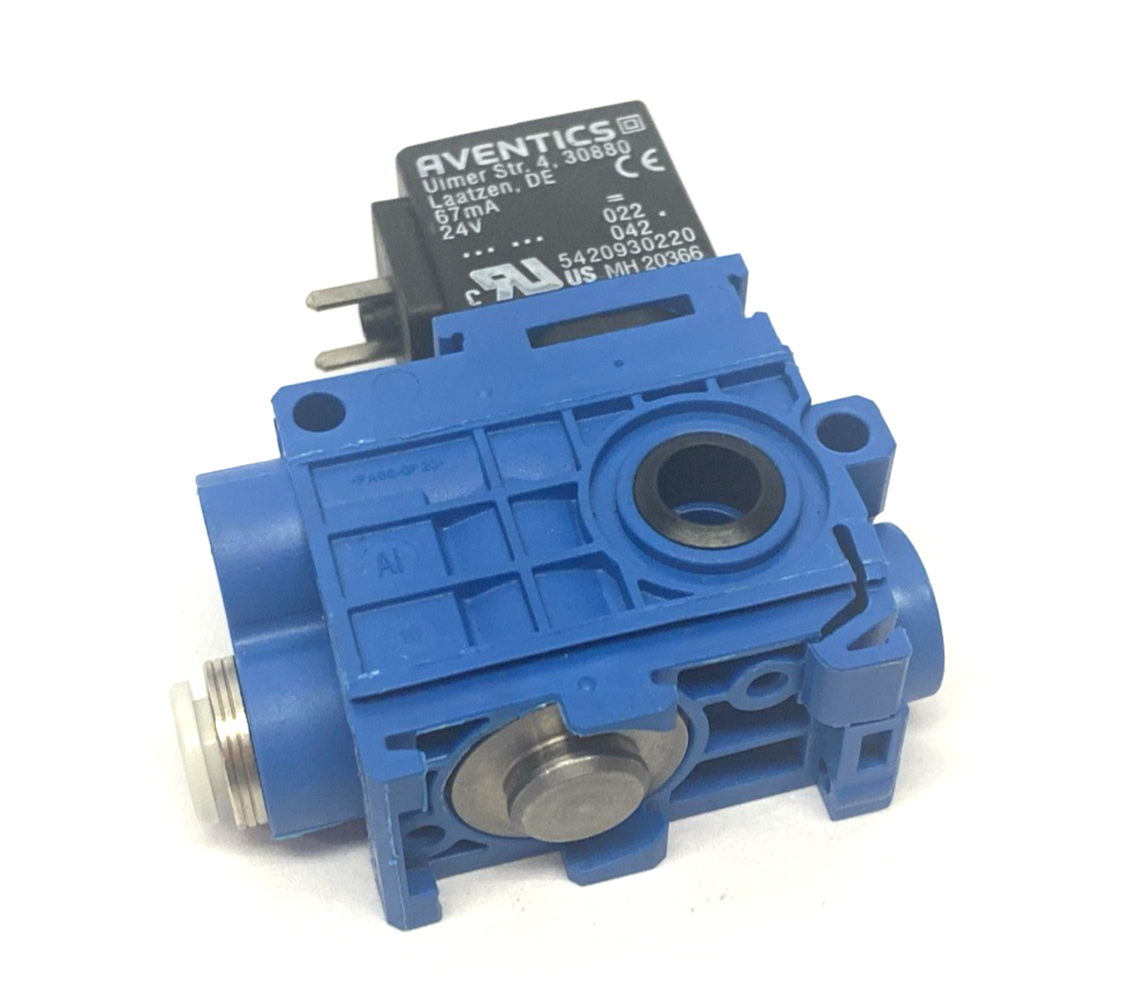 Emerson Aventics 5791500320 Pneumatic Directional Valve 3/2-Way, NC, Spring Re. - Maverick Industrial Sales