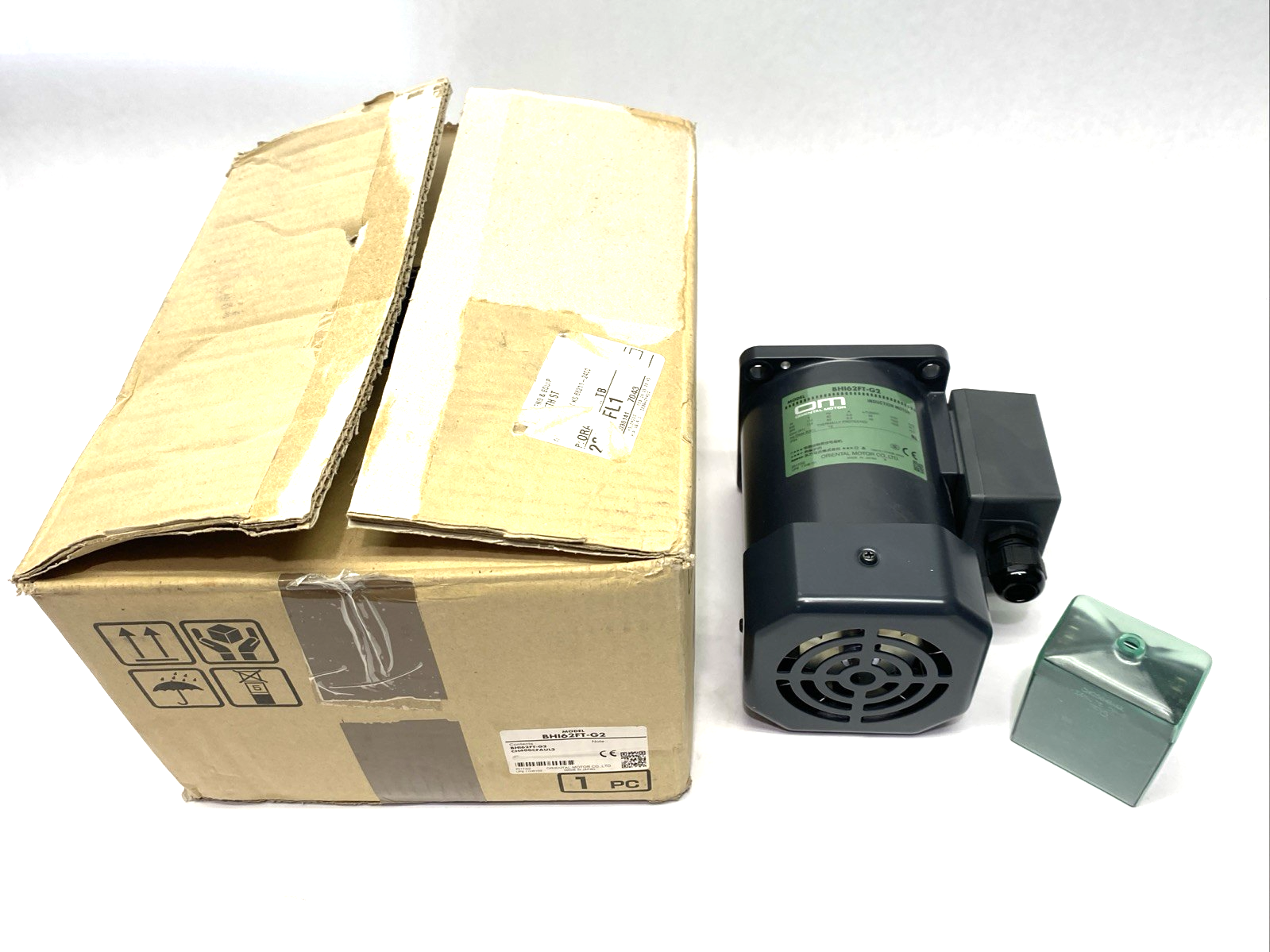 Oriental Motor BHI62FT-G2 Induction Motor 400W 1/4HP, Pinion Shaft w/ Capacitor - Maverick Industrial Sales