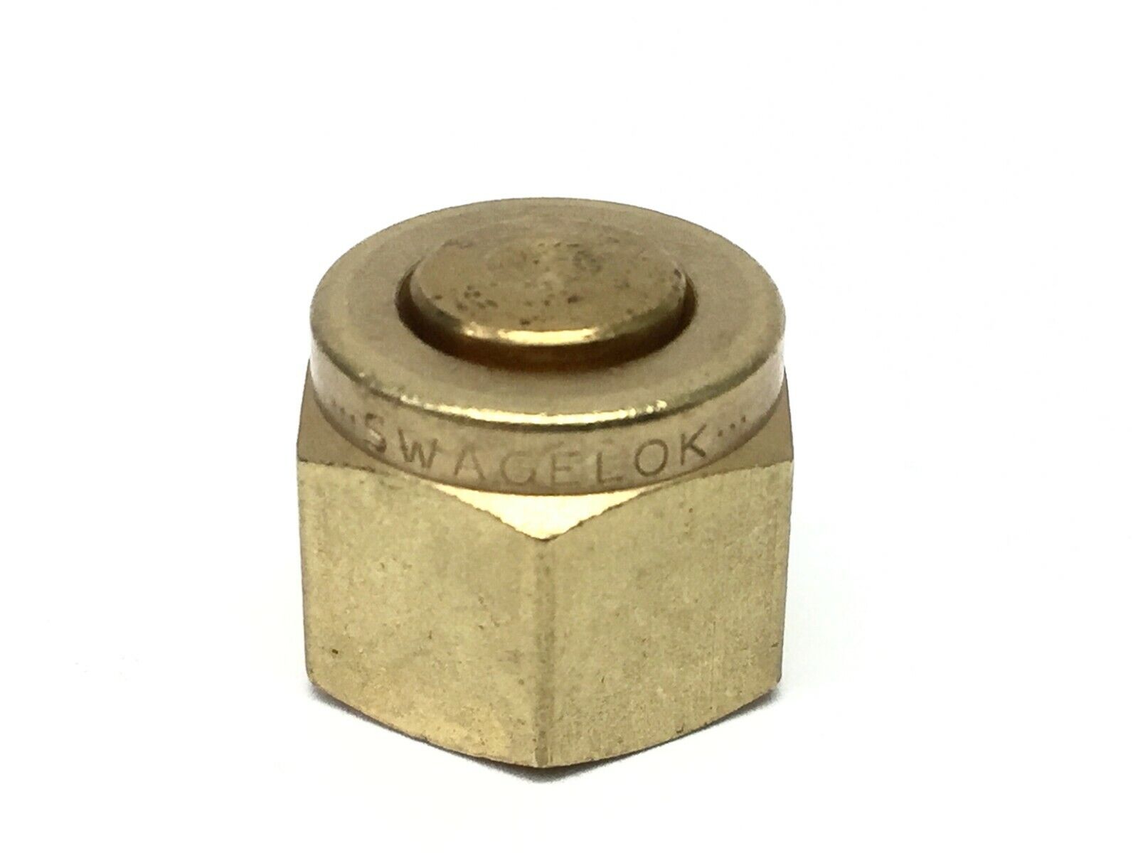 Swagelok B-600-P 3/8" Brass Plug - Used - Maverick Industrial Sales