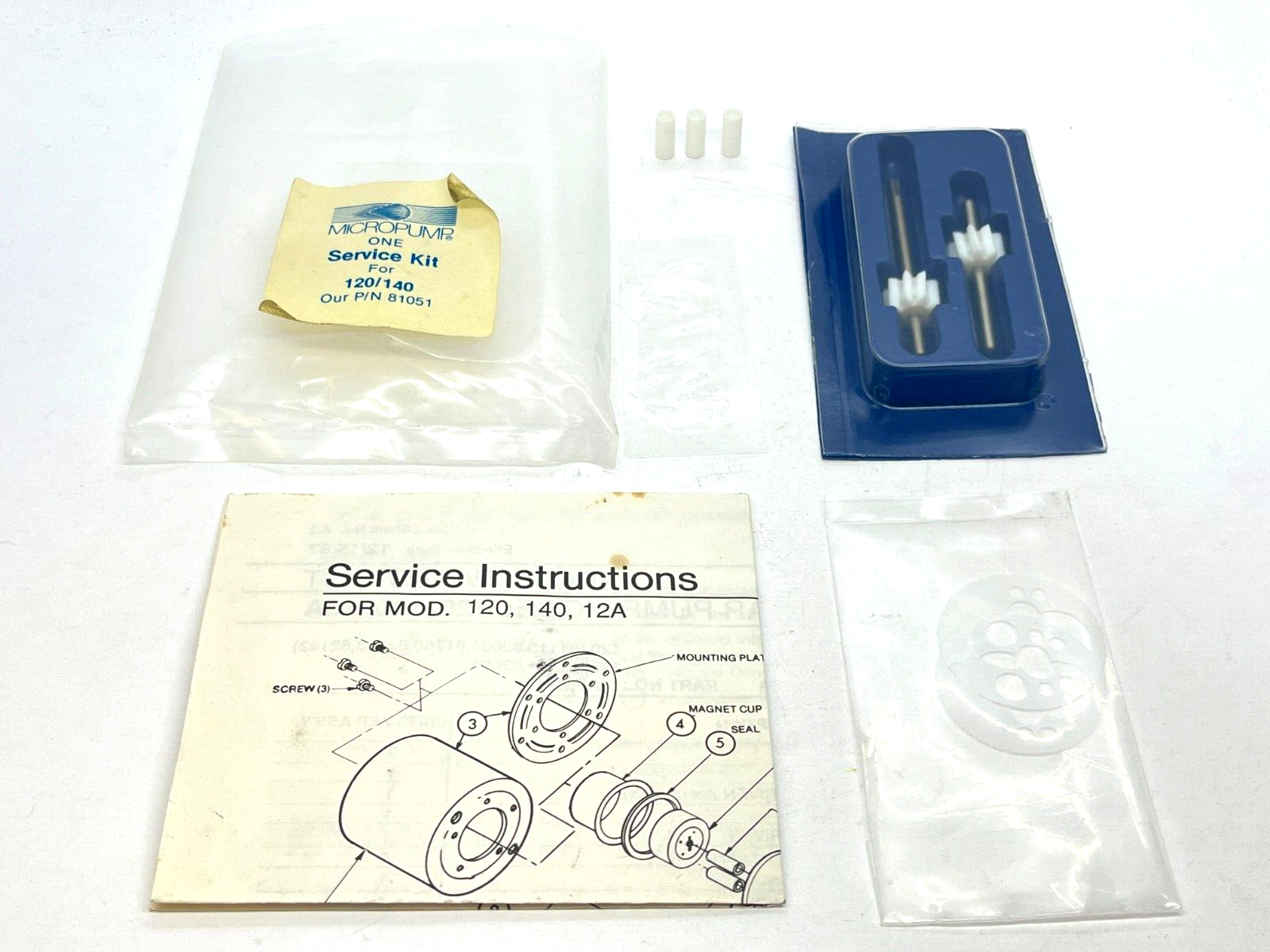 81051 | Micropump Service Kit for 120/140 INCOMPLETE - New Other - Maverick Industrial Sales