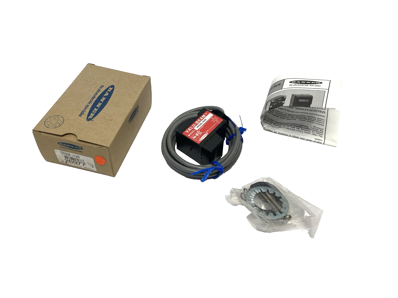 Banner SMA990LVAGMB Scanner w/Counter & Memory Back-Up 26977 - New - Maverick Industrial Sales