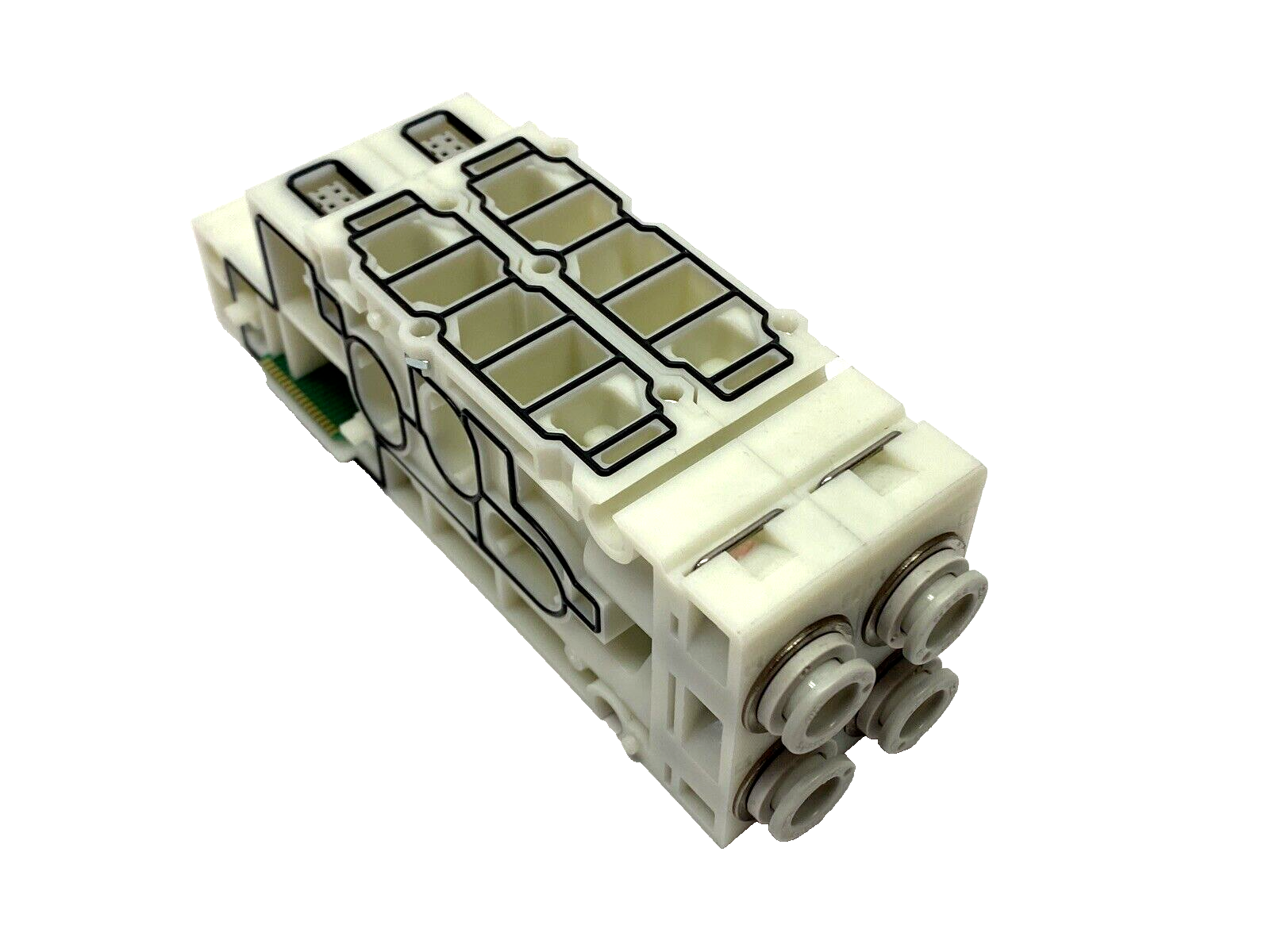 SMC SY70M Pneumatic Manifold A-B Plate 5/16" Ports LOT OF 2 - Maverick Industrial Sales