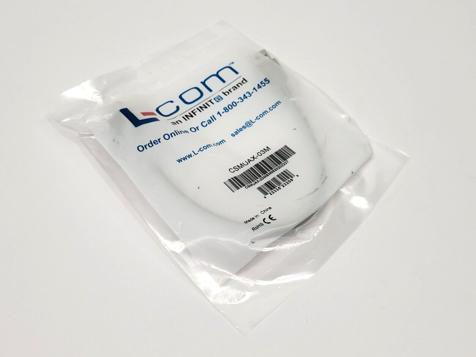 L-Com CSMUAX-03M USB Cordset - New - Maverick Industrial Sales