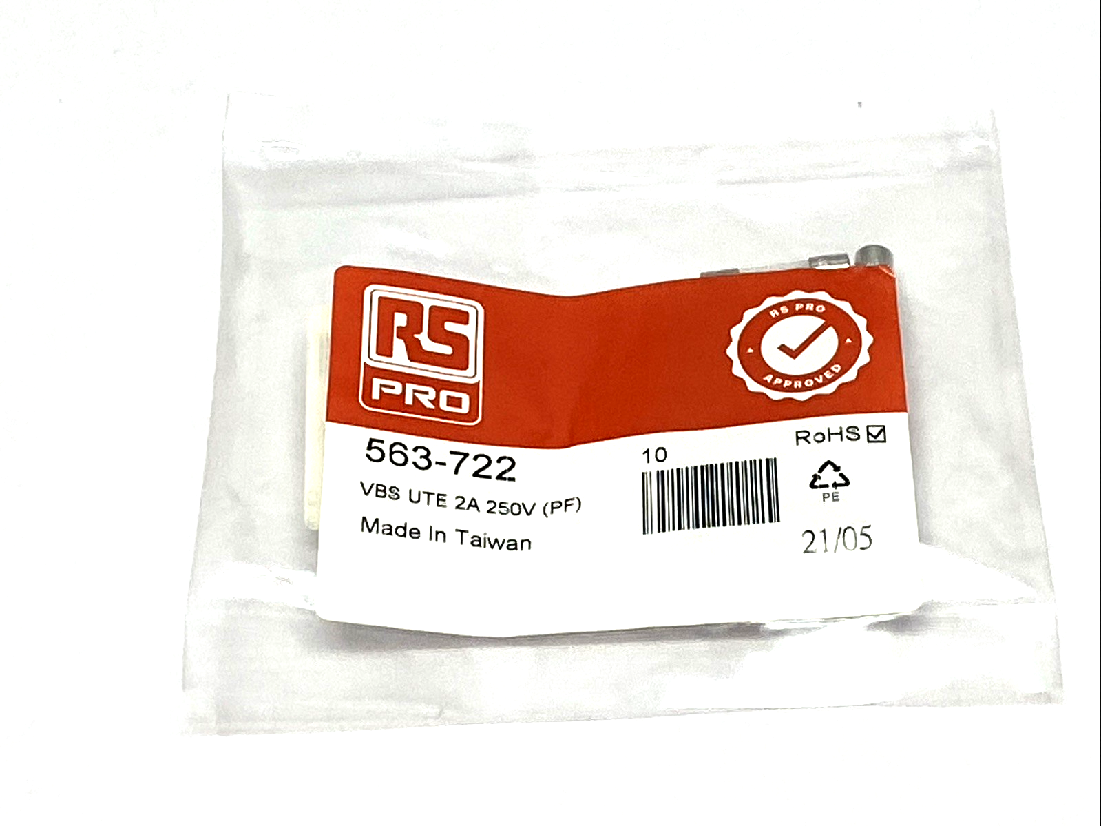 VBS UTE 2A | Bussmann 250V Fuse PKG of 10 - New – Open box - Maverick Industrial Sales