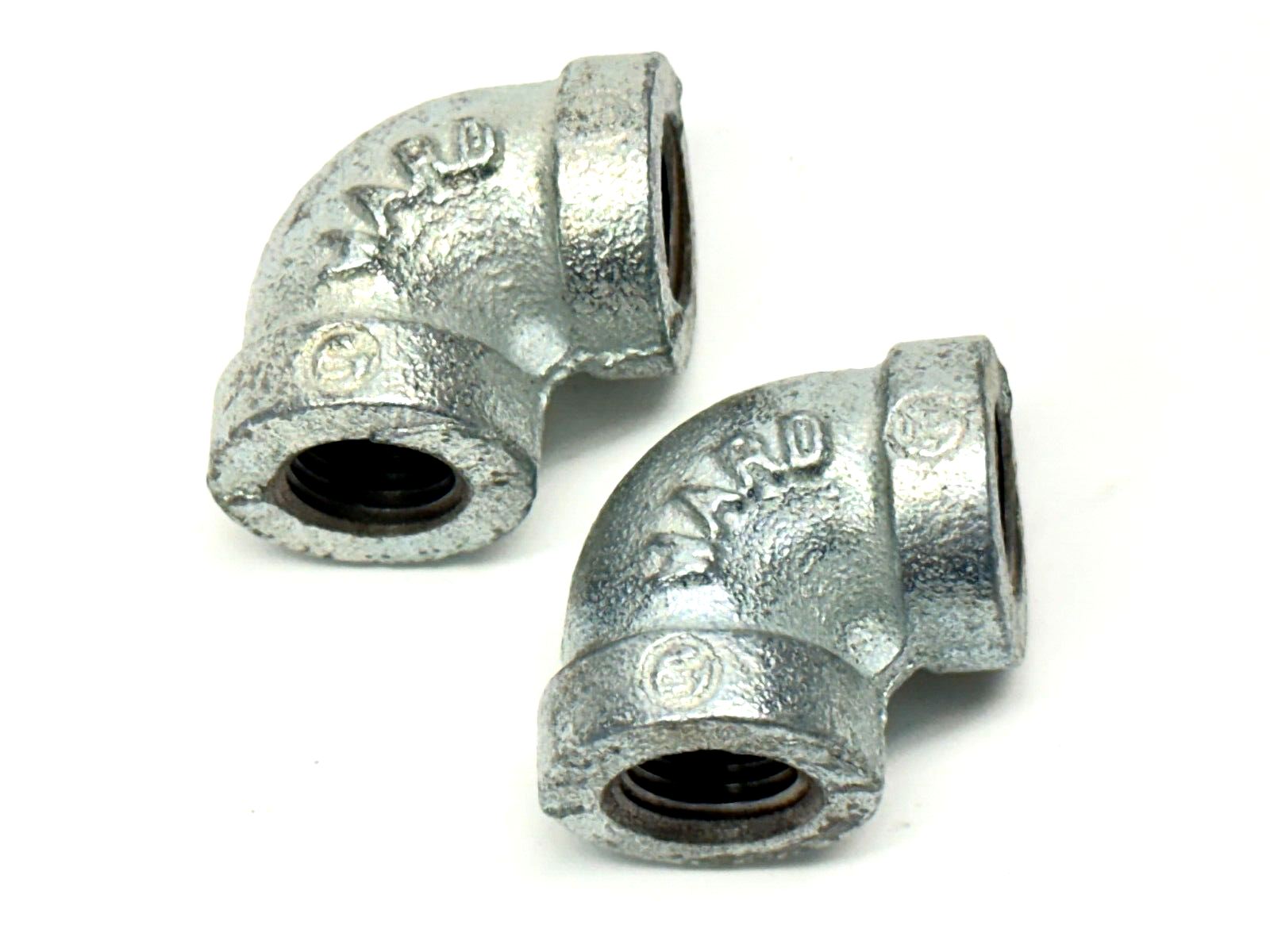 Ward 326300.1B.NML 1/4" Elbow 90 Degree Galvanized LOT OF 2 - New – Open box - Maverick Industrial Sales