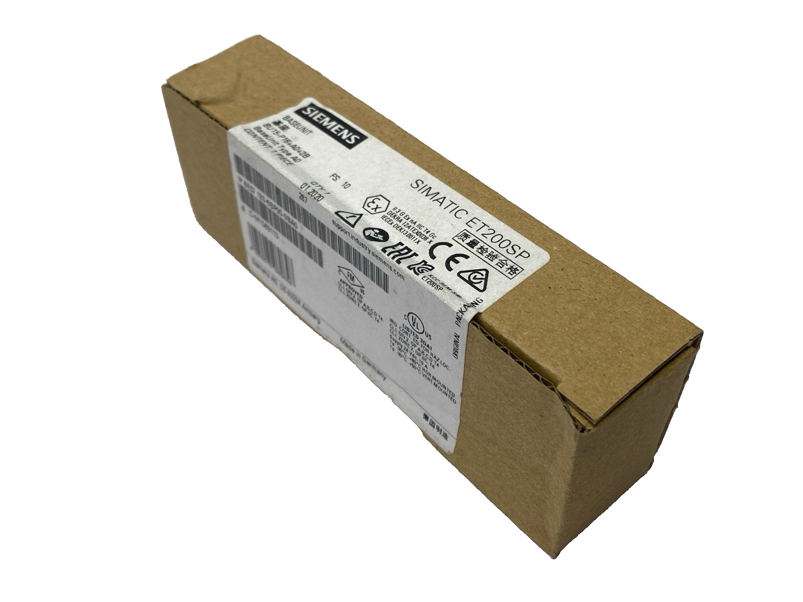 Siemens 6ES7 193-6BP00-0BA0 SIMATIC ET200SP Base Unit BU Type A0 - Maverick Industrial Sales