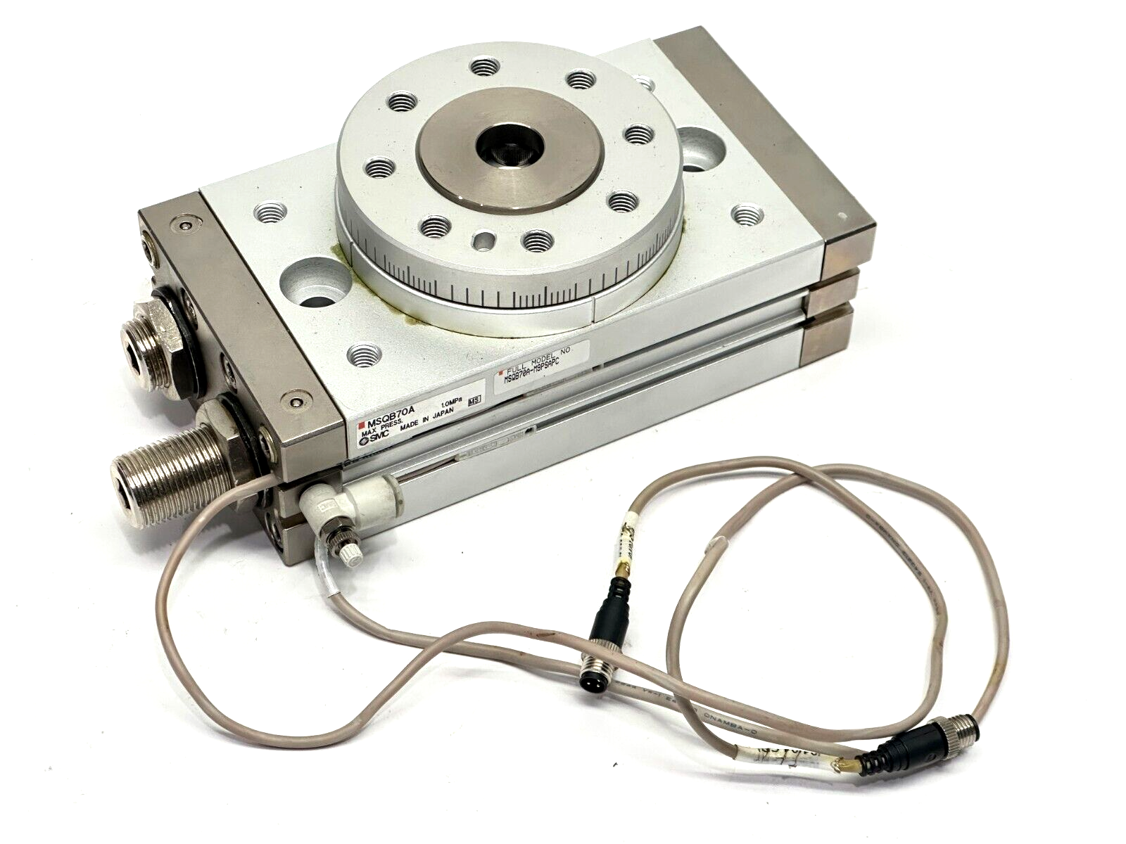 MSQB70A-M9PSAPC | SMC Rotary Pneumatic Actuator 0-190 Degree Size 70 - Used - Maverick Industrial Sales