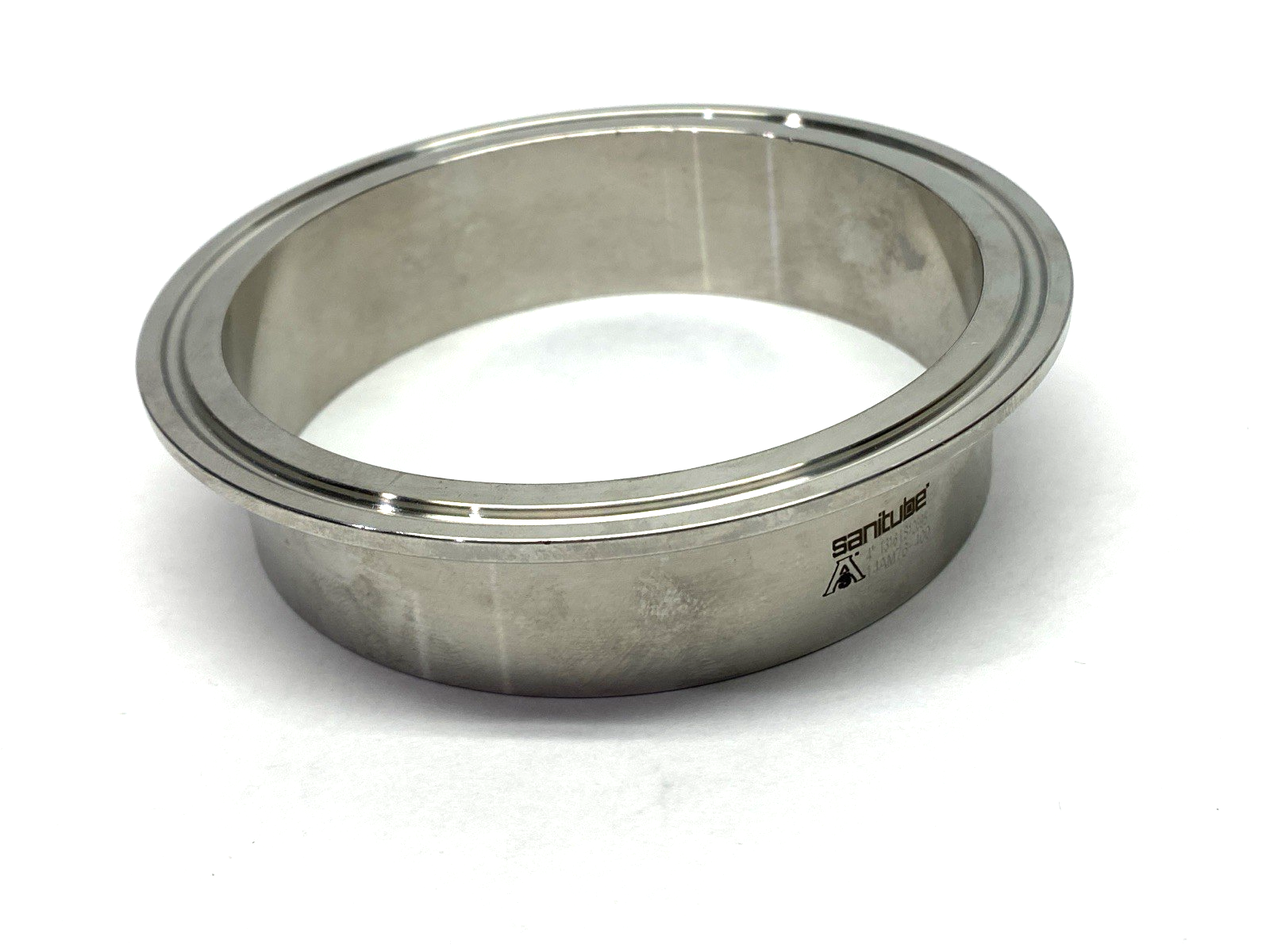 14AM76-400 | Sanitube Stainless Steel Pipe Fitting T316 3-6/10" ID x 4" OD - New – Open box - Maverick Industrial Sales