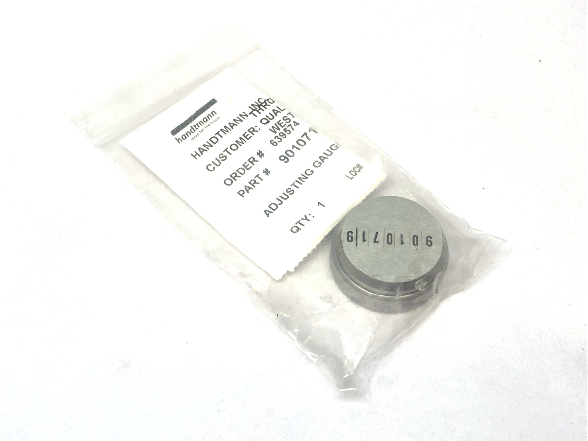9010719 | Handtmann Adjusting Gauge - New – Open box - Maverick Industrial Sales